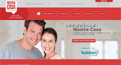 Desktop Screenshot of nostracasaimobiliaria.com.br