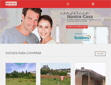 Tablet Screenshot of nostracasaimobiliaria.com.br